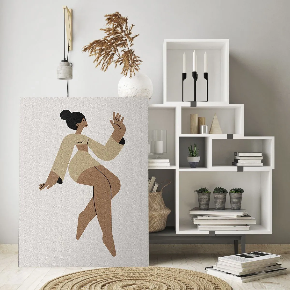 Billede på glas - Form af nåde - 50x70 cm