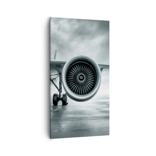 Lærredstryk - Billede på lærred - Der er kraft! - 55x100 cm