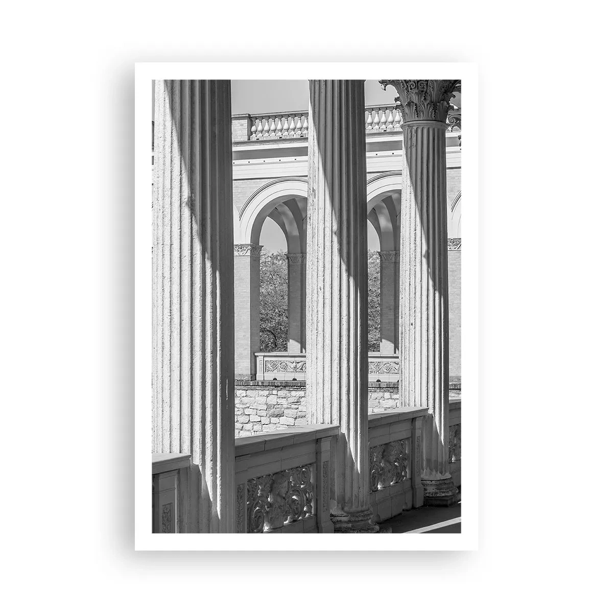 Plakat - Solrig arkade - 70x100 cm