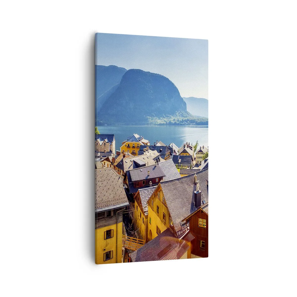 Lærredstryk - Billede på lærred - Det kunne ikke være mere malerisk - 55x100 cm