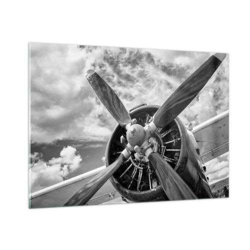 Billede på glas - Himmelens erobrer - 100x70 cm