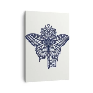 Lærredstryk - Billede på lærred - Alle hjertets hemmeligheder - 70x100 cm