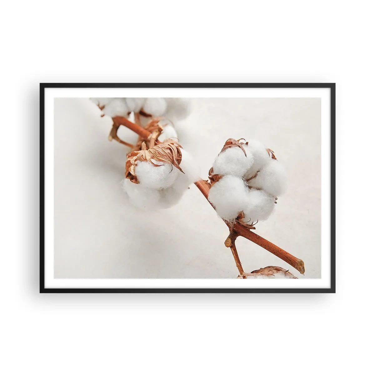 Plakat i sort ramme - Bare kramme - 100x70 cm