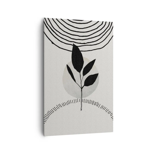 Lærredstryk - Billede på lærred - Komposition: naturens ritualer - 80x120 cm