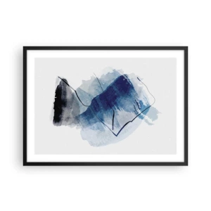 Plakat i sort ramme - Isbjerg - 70x50 cm