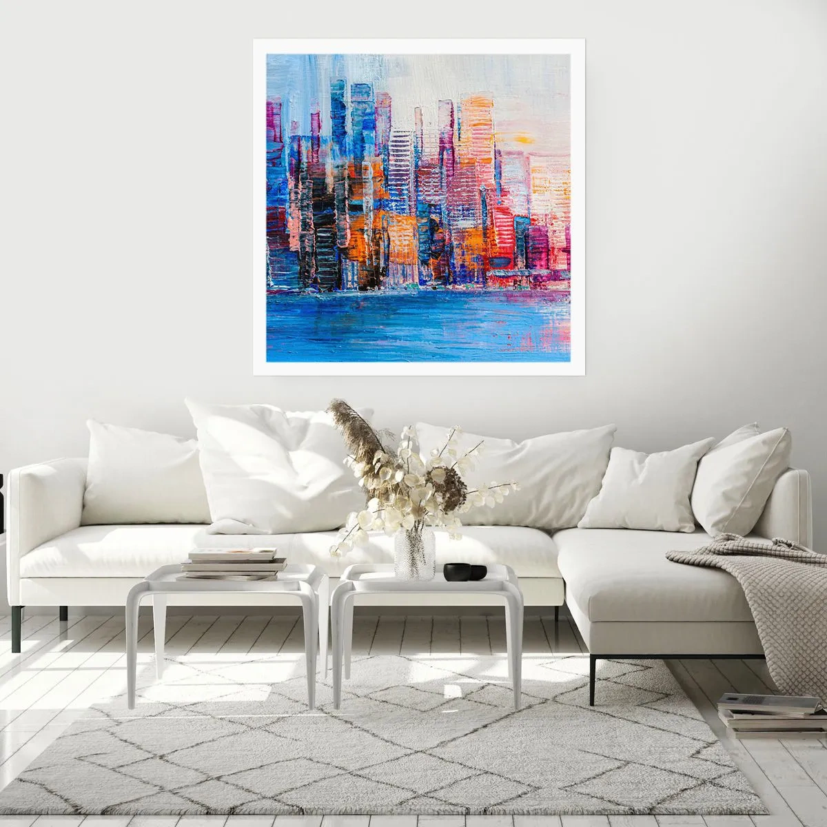 Plakat - En glad metropol - 60x60 cm