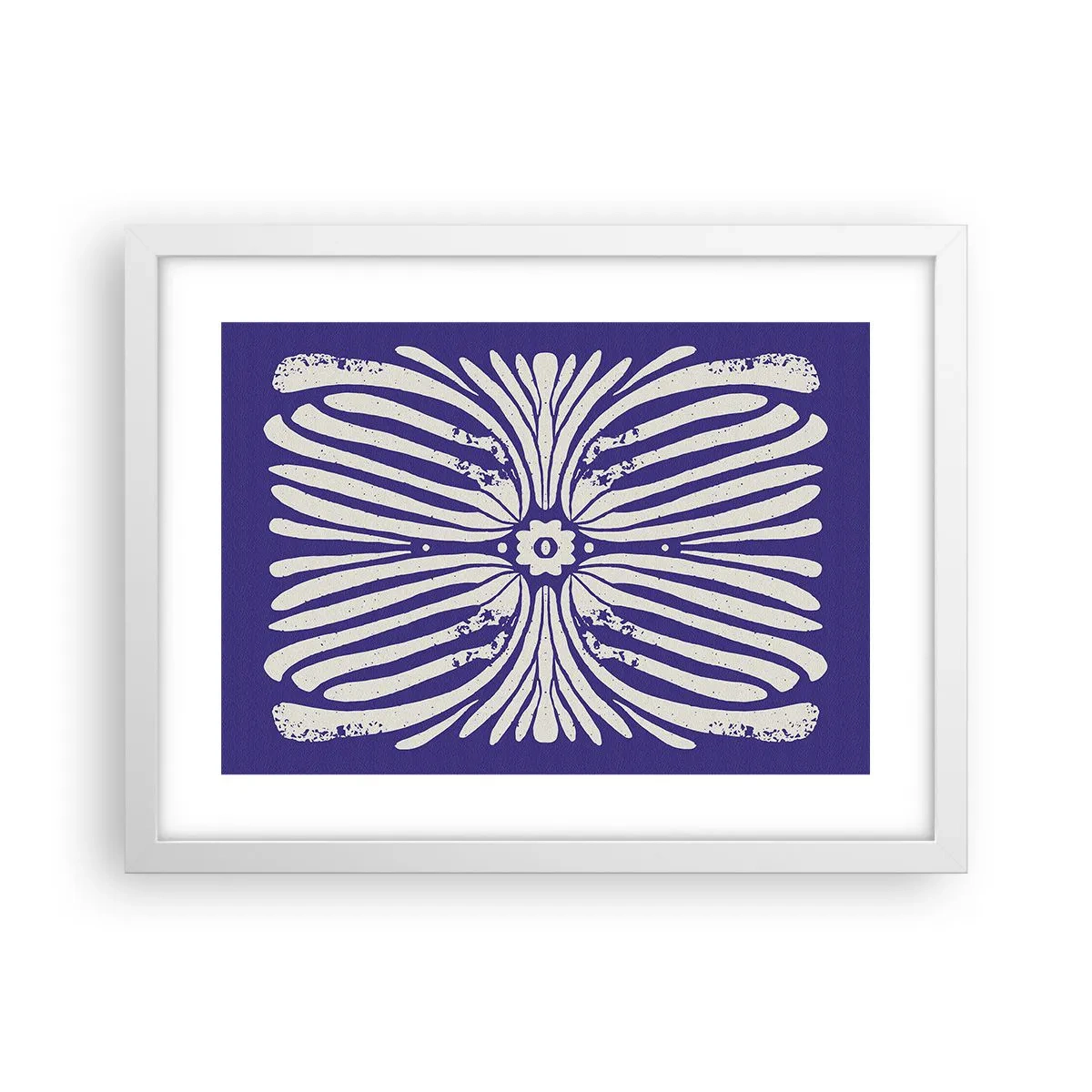 Plakat i hvid ramme - Etniske inspirationer - 40x30 cm