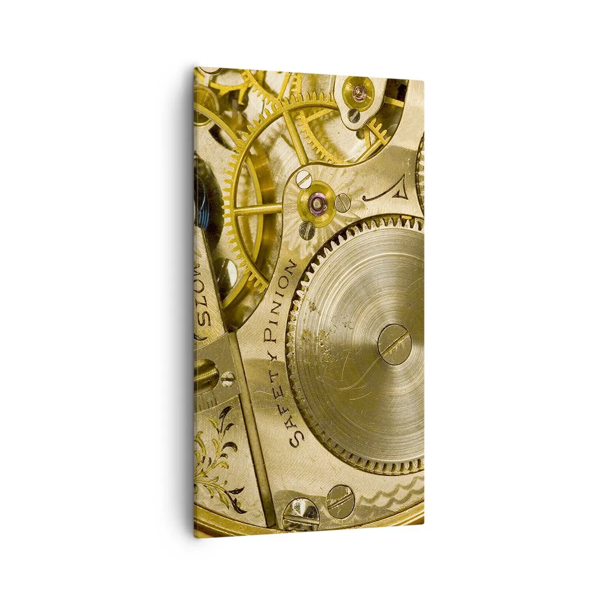 Lærredstryk - Billede på lærred - Følg med tiden - 55x100 cm