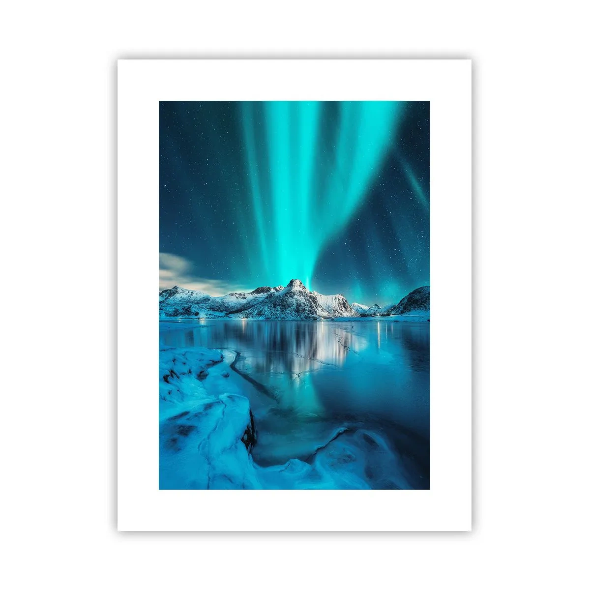 Plakat - Nat med lys - 30x40 cm
