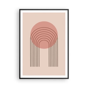 Plakat i sort ramme - Uimodståelig tiltrækningskraft - 70x100 cm