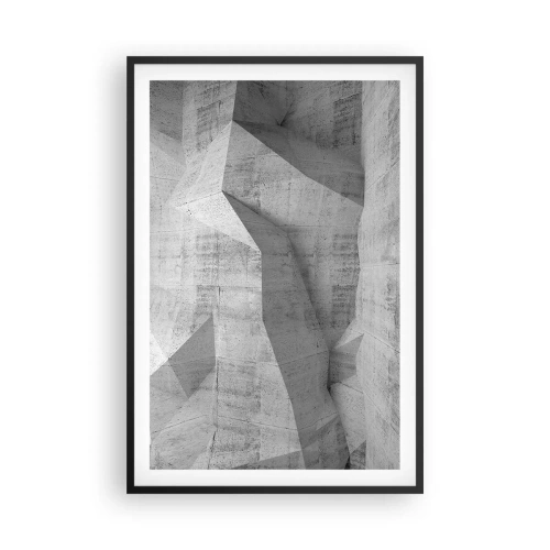 Plakat i sort ramme - En ægte udfordring - 61x91 cm