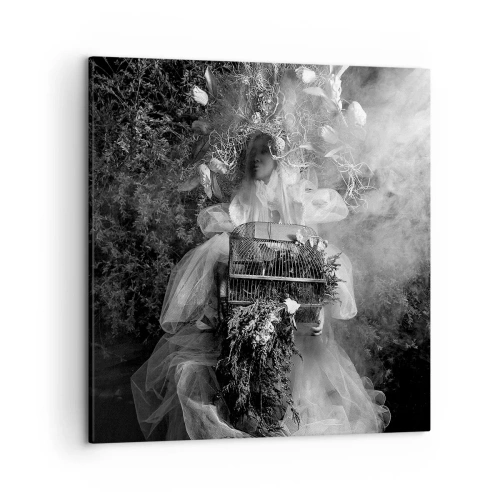 Lærredstryk - Billede på lærred - Selve Moder - Naturen - 50x50 cm