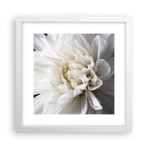 Plakat i hvid ramme - Morgenbrud - 30x30 cm