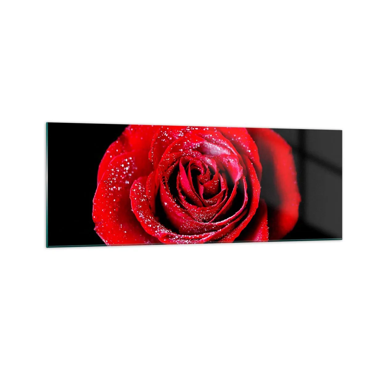 Billede på glas - Det er kærlighed - 140x50 cm