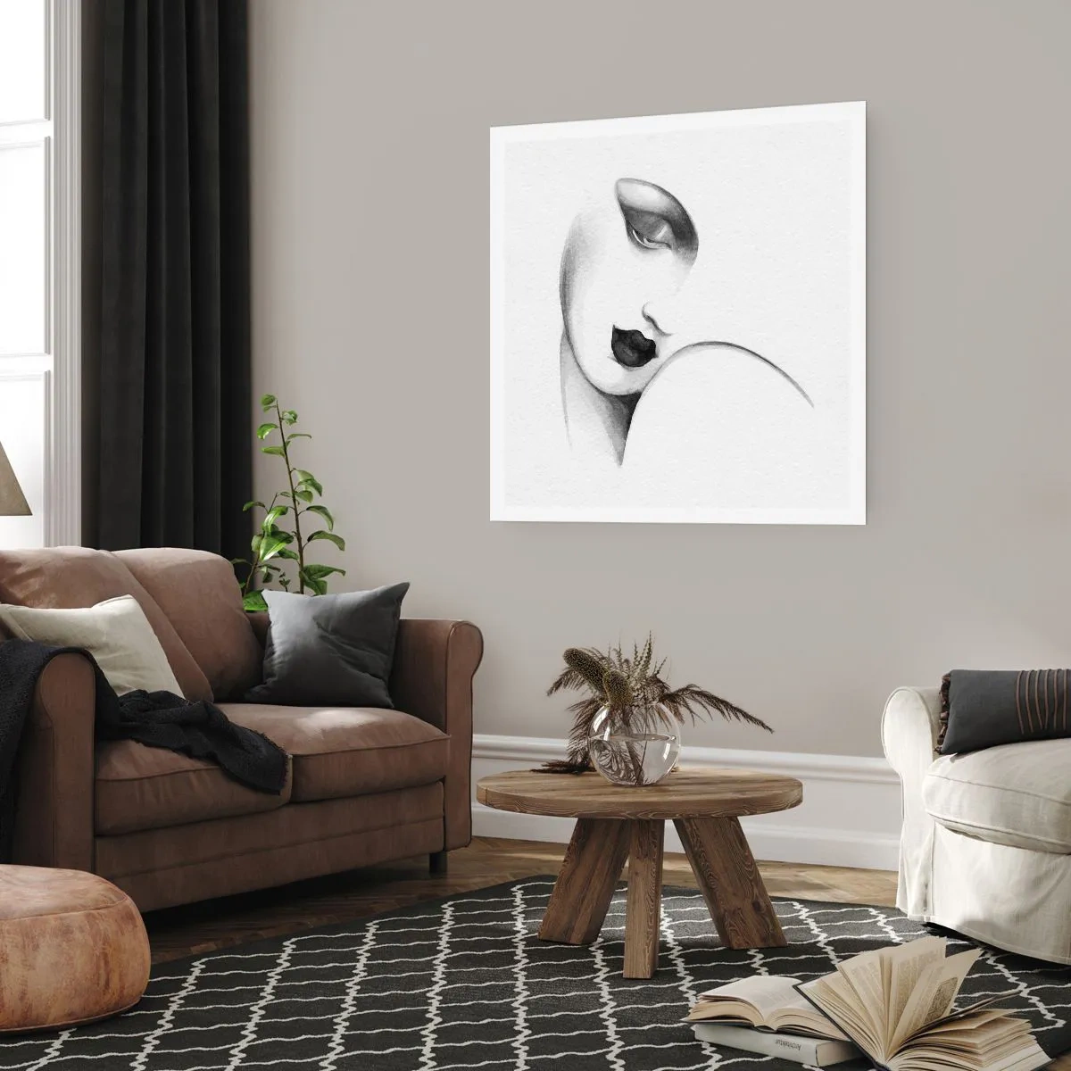 Plakat - I Lempickas stil - 60x60 cm