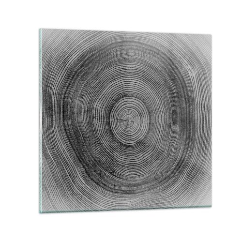 Billede på glas - Et tegn på tiden - 30x30 cm
