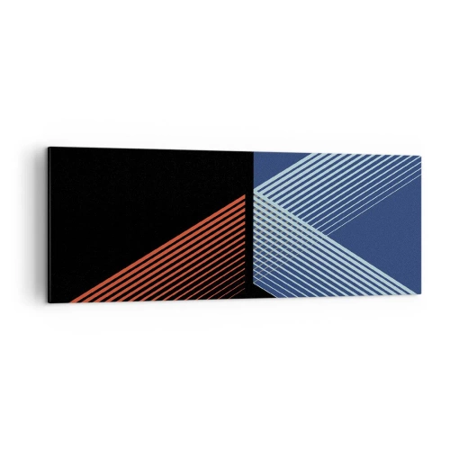 Lærredstryk - Billede på lærred - En simpel historie - 140x50 cm