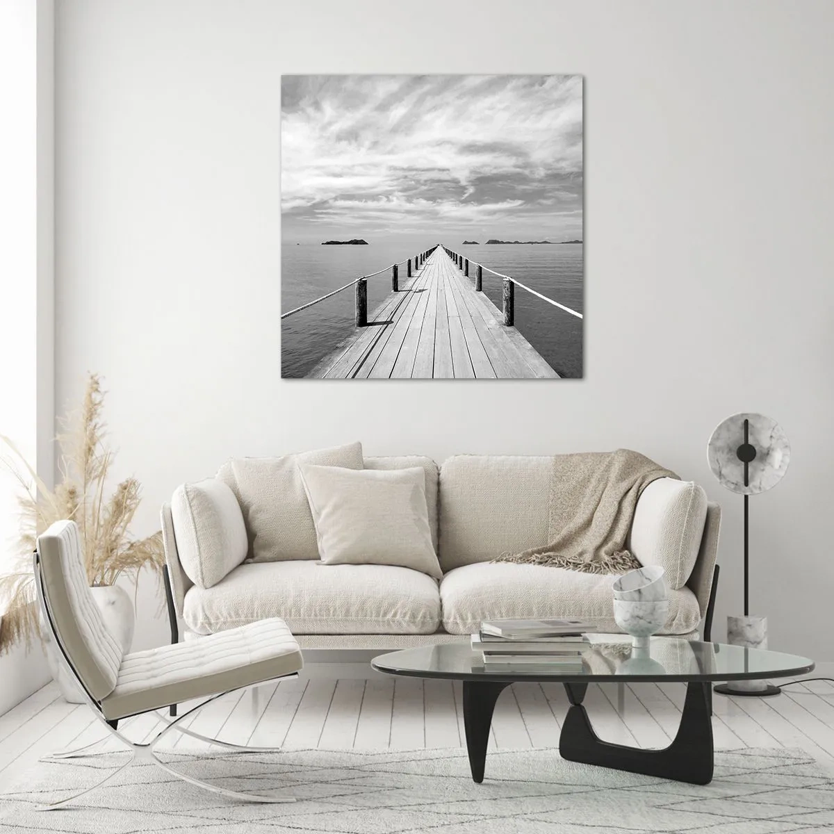 Billede på glas - Eller måske en rejse... - 50x50 cm