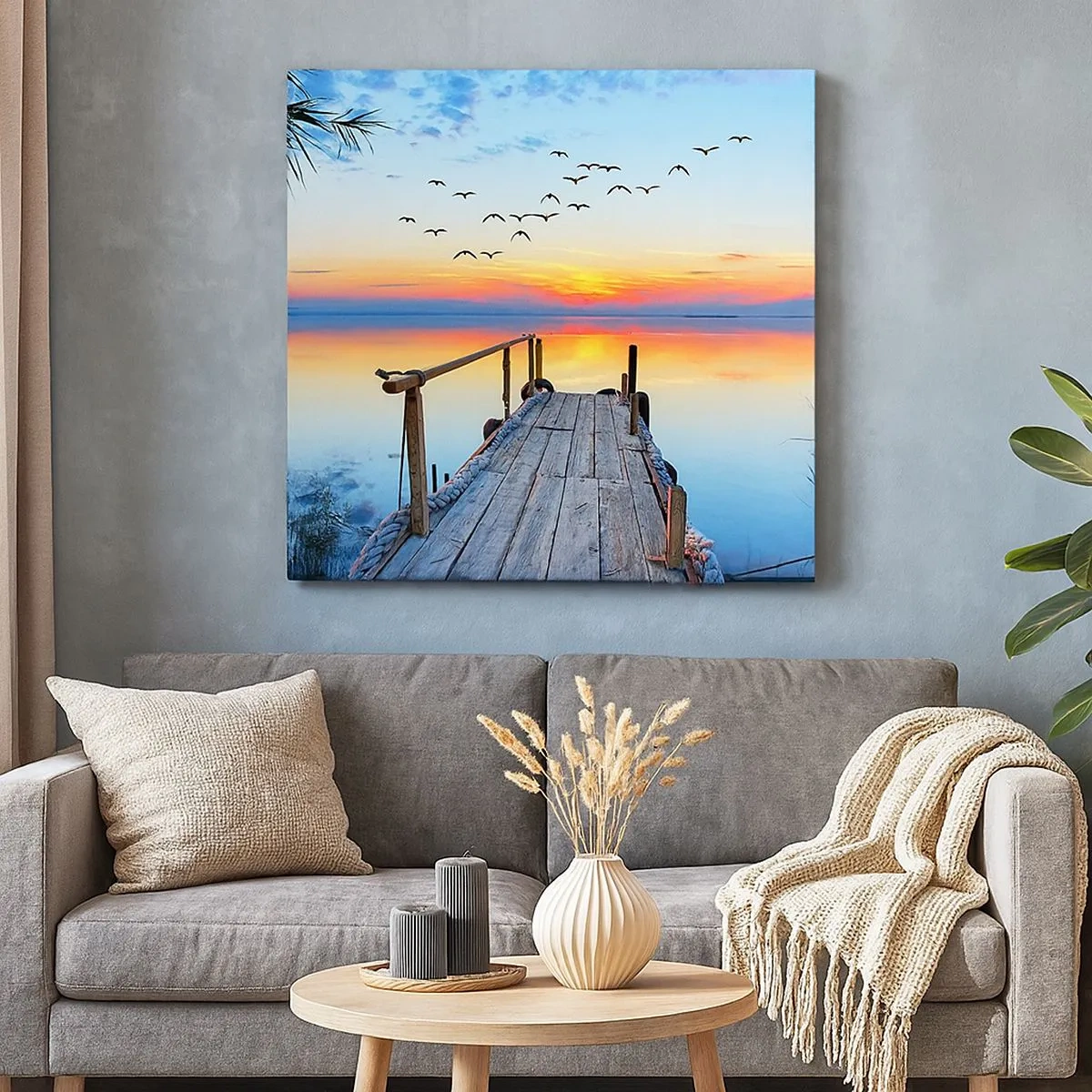 Lærredstryk - Billede på lærred - Tid til at tage tilbage... - 30x30 cm