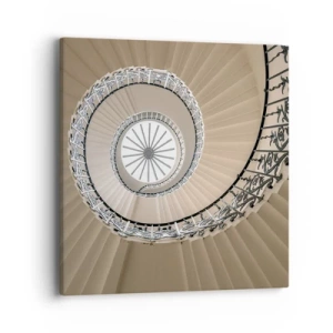 Lærredstryk - Billede på lærred - I midten af en skal - 40x40 cm