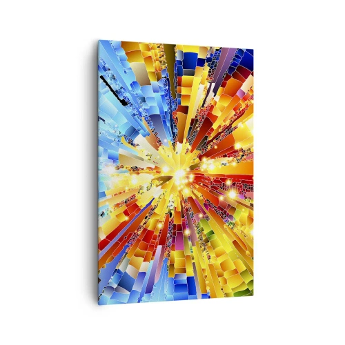 Lærredstryk - Billede på lærred - In medias res - 80x120 cm