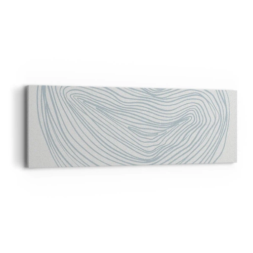 Lærredstryk - Billede på lærred - Smil fra en dråbe - 90x30 cm