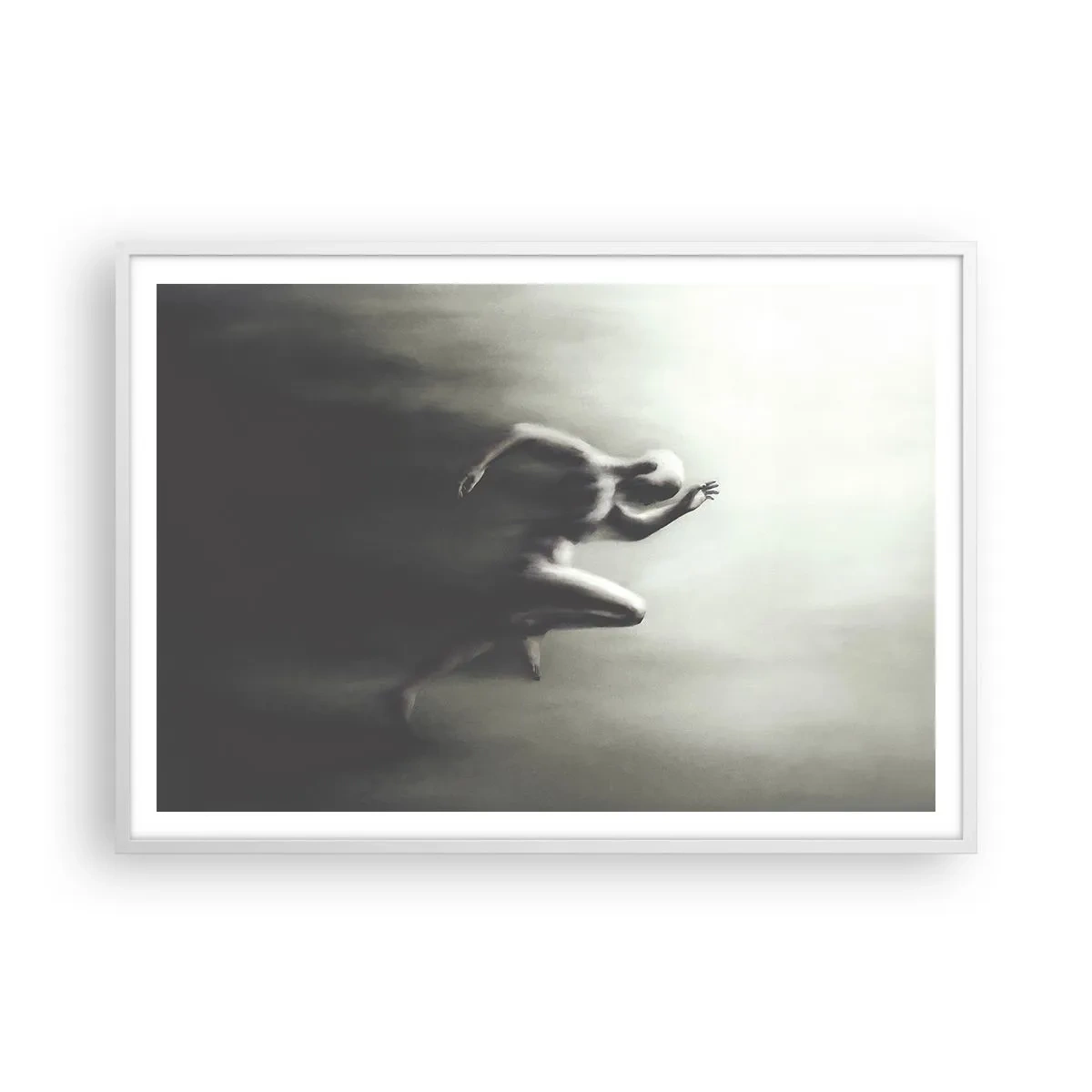 Plakat i hvid ramme - Ustoppelig - 100x70 cm