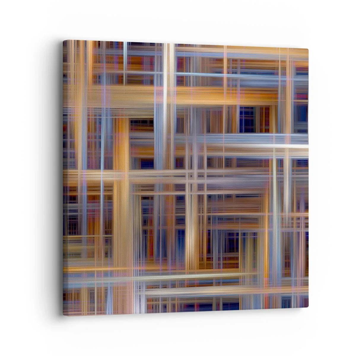Lærredstryk - Billede på lærred - Vævet af lys - 30x30 cm