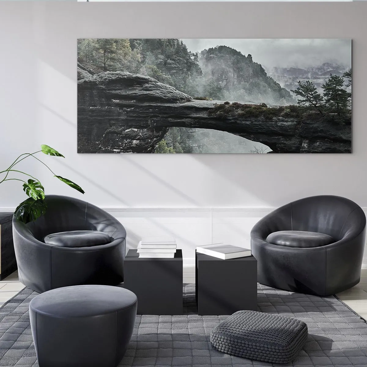 Billede på glas - Eventyret er ved at begynde - 120x50 cm