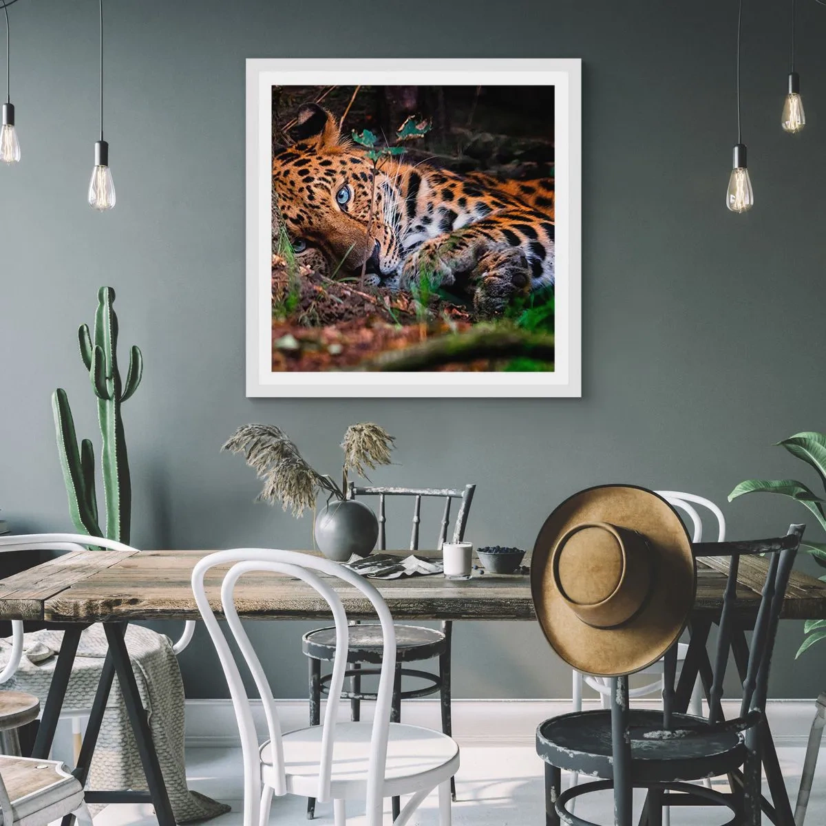 Plakat i hvid ramme - Stol på mig - 30x30 cm