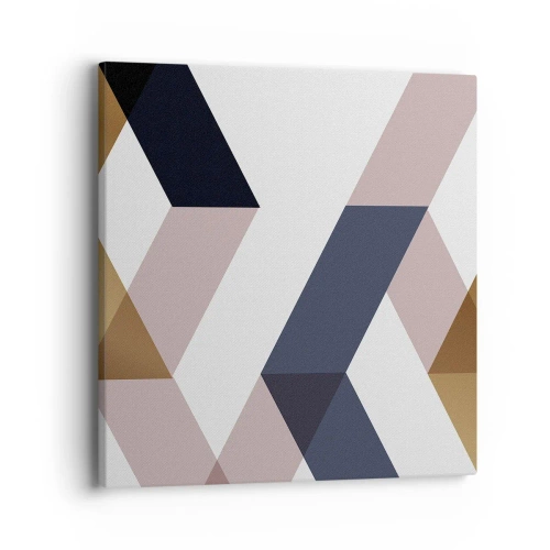 Lærredstryk - Billede på lærred - Planer og vinkler - 40x40 cm