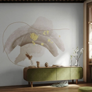 Fototapet på mål Selvklæbende Deluxe Sticker - Mødt i rummet - Abstraktion, Stykke, Moderne mønster