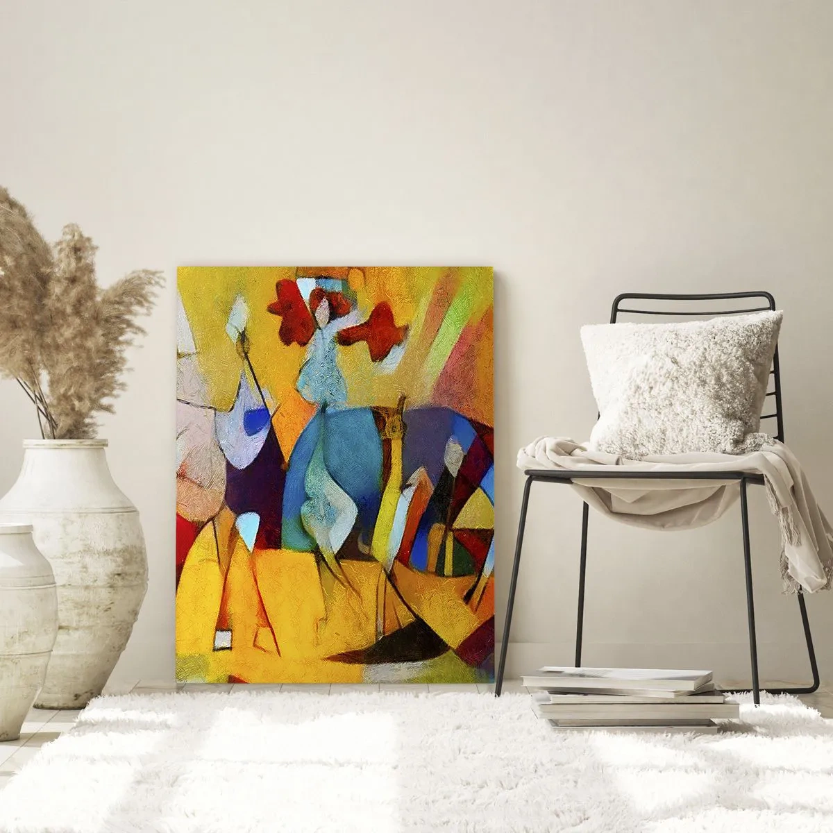 Billede på glas - Sol - liv - glæde - 50x70 cm