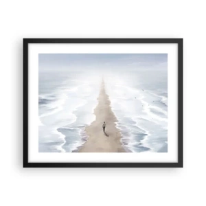 Plakat i sort ramme - Lys fremtid - 50x40 cm