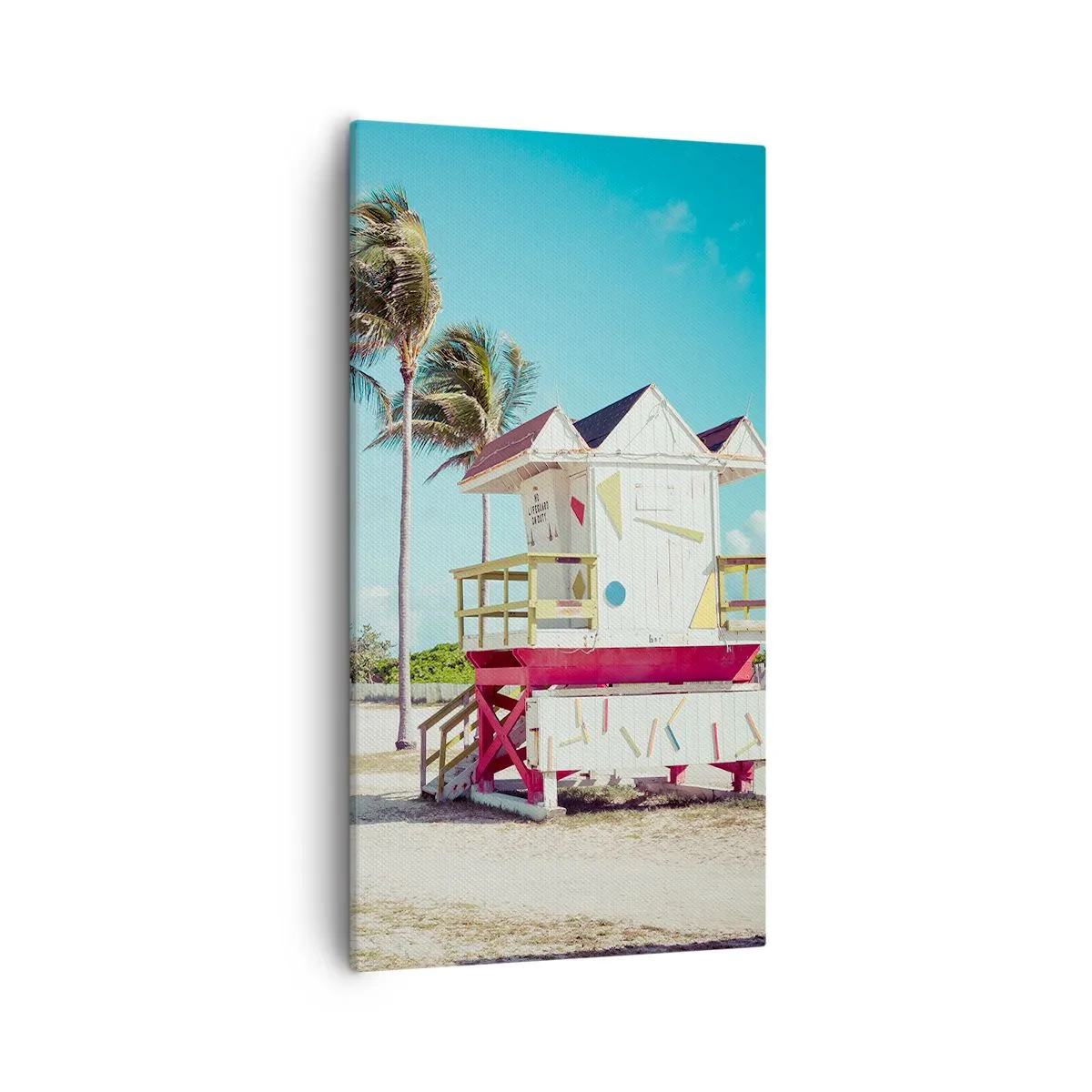 Lærredstryk - Billede på lærred - En smuk dag foran dig - 55x100 cm