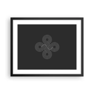 Plakat i sort ramme - I den keltiske ånd - 50x40 cm