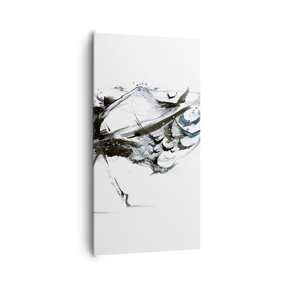 Lærredstryk - Billede på lærred - Musikkens magi sætter dig fri - 65x120 cm