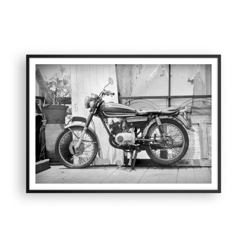 Plakat i sort ramme - Klassikere frem for alt - 100x70 cm