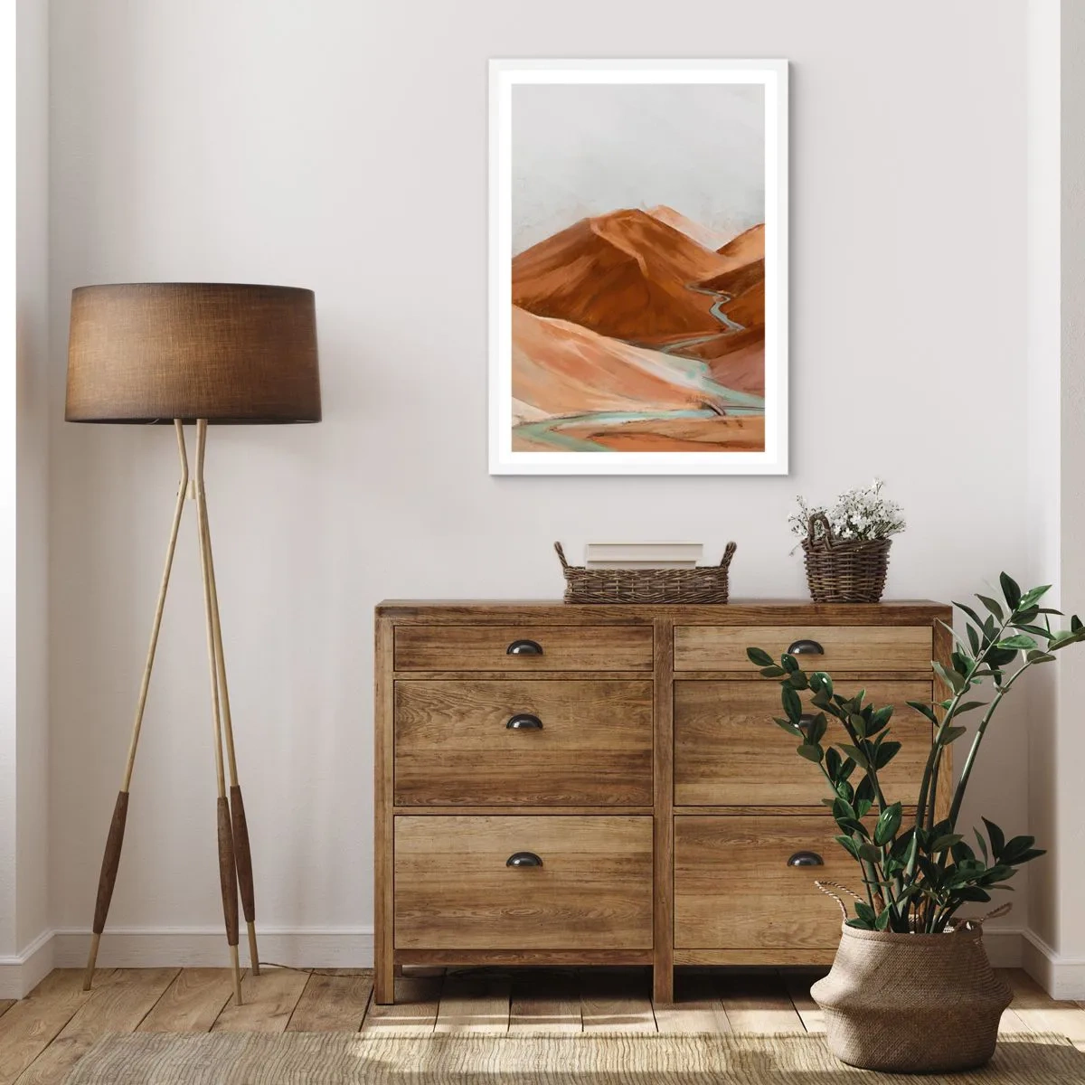 Plakat i hvid ramme - Til kilden - 50x70 cm