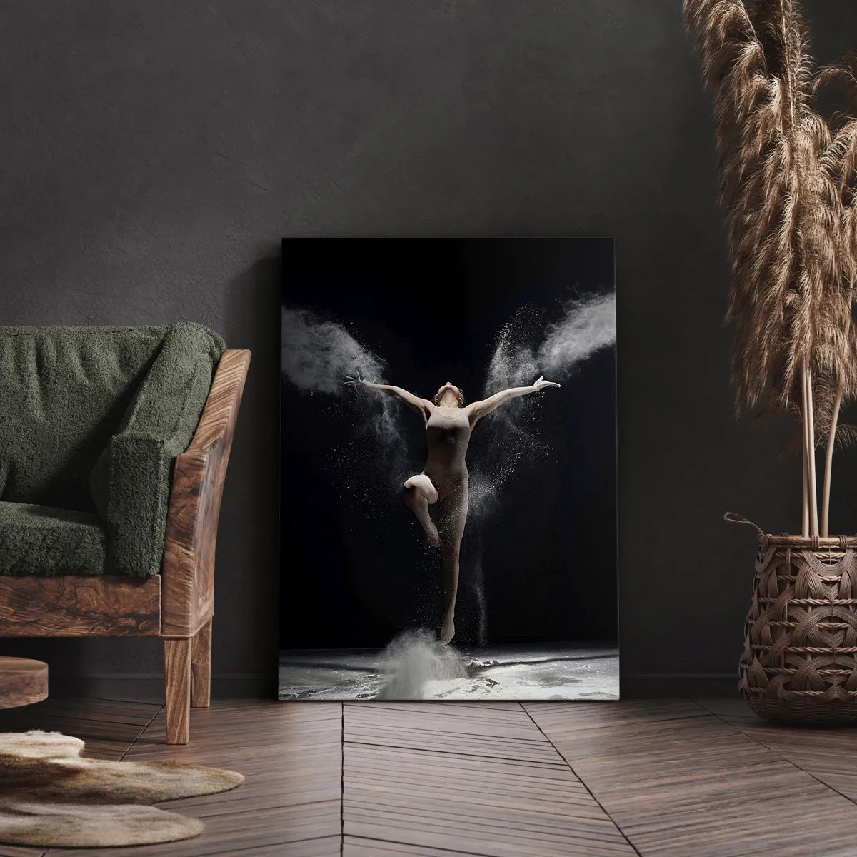 Lærredstryk - Billede på lærred - Elfer findes - 50x70 cm