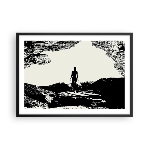 Plakat i sort ramme - Et nyt udseende - 70x50 cm