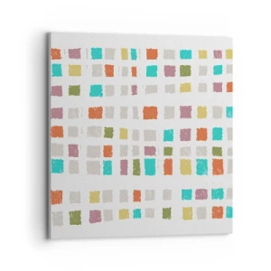 Lærredstryk - Billede på lærred - Ukendt leg - 70x70 cm