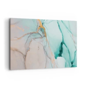 Lærredstryk - Billede på lærred - Dans af former og farver - 120x80 cm