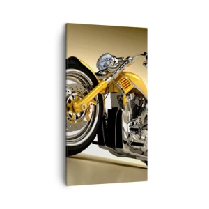 Lærredstryk - Billede på lærred - En drøm om styrke og hurtighed - 45x80 cm