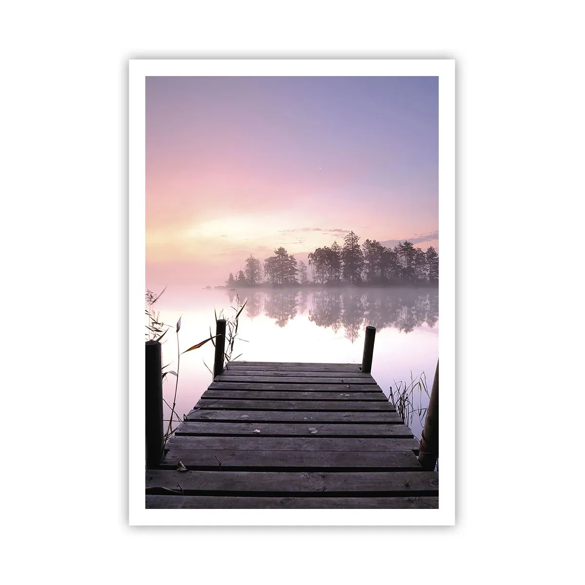 Plakat - Ud af den lilla tåge... - 70x100 cm