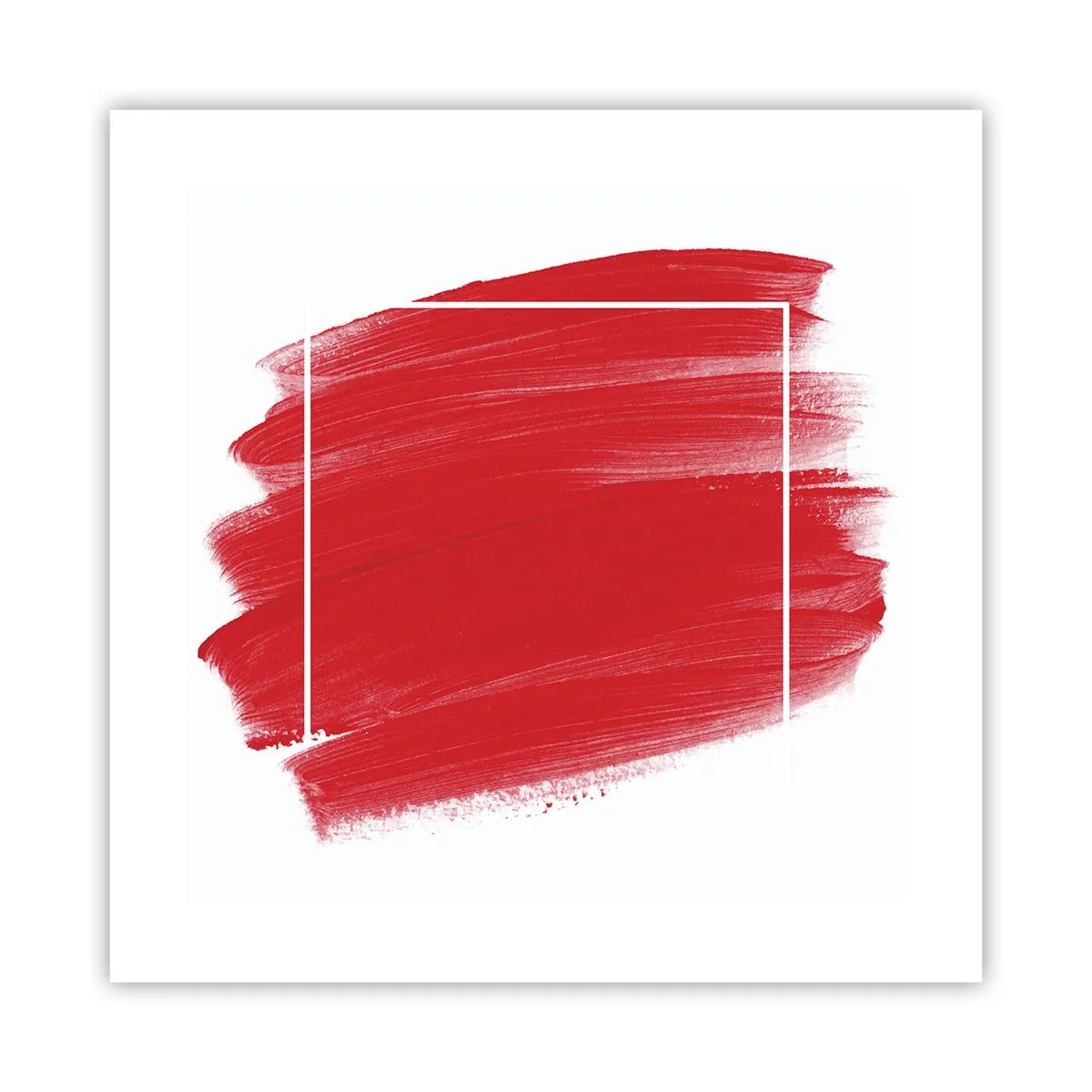 Plakat - Uden for rammen - 40x40 cm