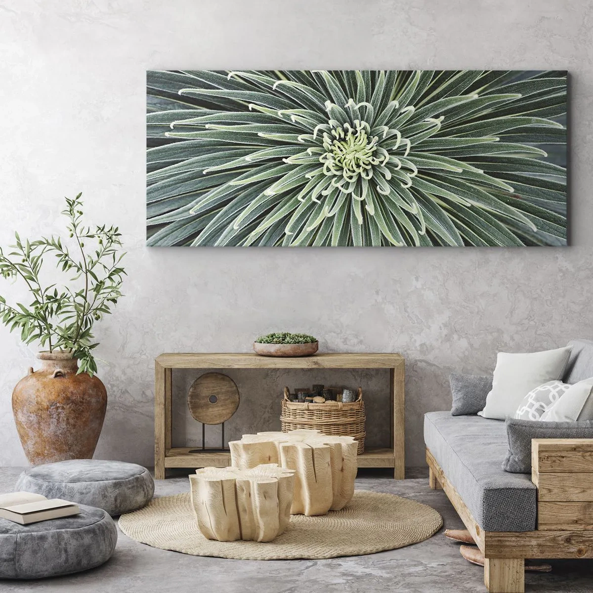 Lærredstryk - Billede på lærred - En stjernes fødsel - 100x40 cm