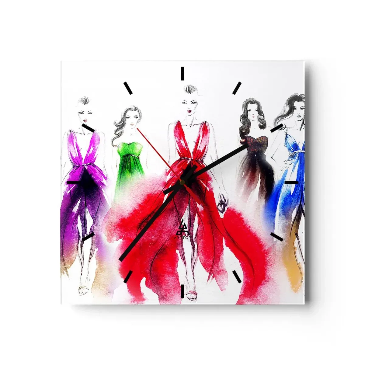Vægur, Uret - Stemninger til outfits - 30x30 cm
