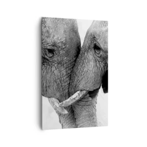 Lærredstryk - Billede på lærred - Hjertelig tilståelse - 80x120 cm