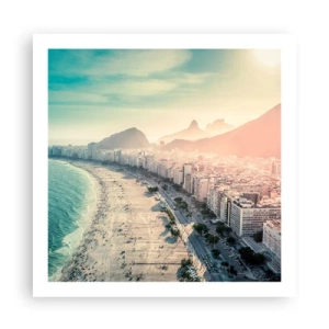 Plakat - Evig ferie i Rio - 60x60 cm